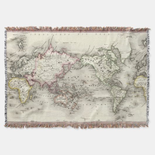 Weltkarte Decke (Vorderseite)