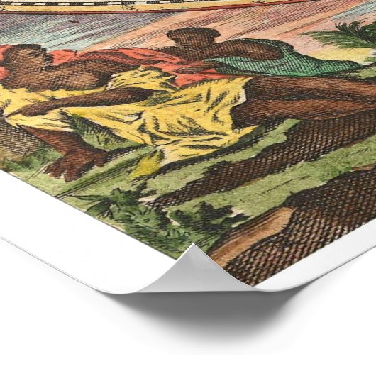 Weltkarte der Antike Poster (Ecke)