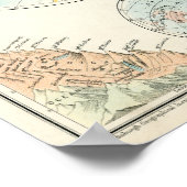 Weltkarte der Antike Poster (Ecke)