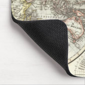 Weltkarte der Doppelhalbkugel Mousepad (Ecke)