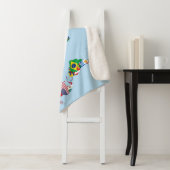 Weltkarte der Flaggen Sherpa Blanket Sherpadecke (Beispiel)