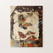 Weltkarte der Gewürze Jigsaw Puzzle (Vertikal)