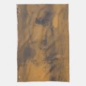 Weltkarte der Mars Roten Planeten per Satellit Geschirrtuch (Vertikal)