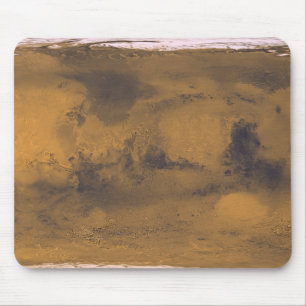 Weltkarte der Mars Roten Planeten per Satellit Mousepad