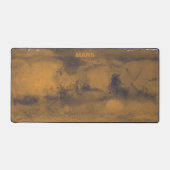 Weltkarte der Mars Roten Planeten per Satellit Schreibtischunterlage (Vorderseite)