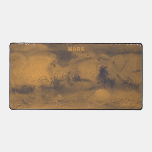 Weltkarte der Mars Roten Planeten per Satellit Schreibtischunterlage (Vorderseite)
