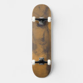 Weltkarte der Mars Roten Planeten per Satellit Skateboard (Vorderseite)