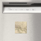Weltkarte der östlichen Hemisphäre Magnet (In Situ (Geschirrspüler))