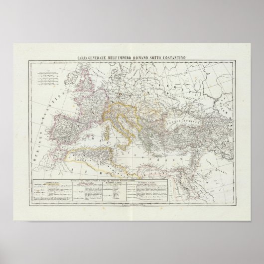Weltkarte der östlichen Hemisphäre Poster (Vorne)