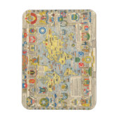 Weltkarte der Vereinten Nationen Magnet (Vertikal)