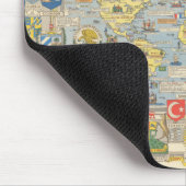 Weltkarte der Vereinten Nationen Mousepad (Ecke)