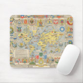 Weltkarte der Vereinten Nationen Mousepad (Mit Mouse)