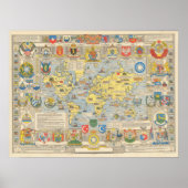 Weltkarte der Vereinten Nationen Poster (Vorne)