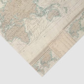 Weltkarte der Verschiffen-Kanäle Seidenpapier (Ausschnitt)