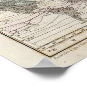 Weltkarte des Luftstroms Poster (Ecke)