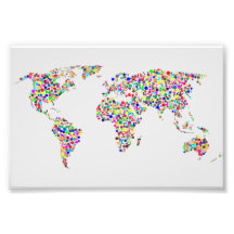 Weltkarte des Nebelfilters