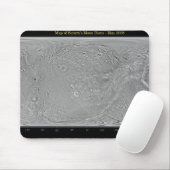 Weltkarte des Saturn-Monddiones Mousepad (Mit Mouse)