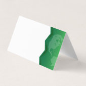 Weltkarte | Dolmetschersprachen Visitenkarten (Rückseite)