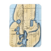 WELTKARTE: ERATOSTHEN MAGNET (Vertikal)