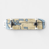 WELTKARTE: ERATOSTHEN SKATEBOARD (Horizontal)