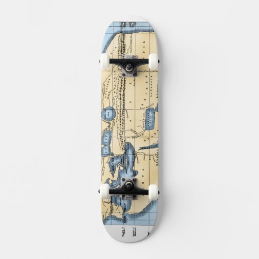 WELTKARTE: ERATOSTHEN SKATEBOARD (Vorderseite)