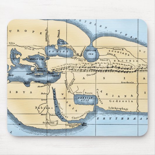 WELTKARTE: ERATOSTHENES MOUSEPAD (Vorne)
