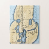 WELTKARTE: ERATOSTHENES PUZZLE (Vertikal)