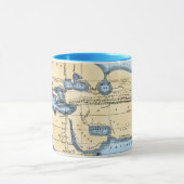 WELTKARTE: ERATOSTHENES TASSE (Zentrum)