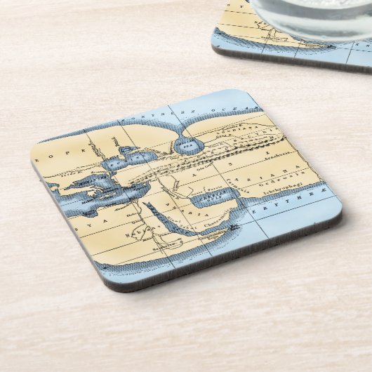 WELTKARTE: ERATOSTHENES UNTERSETZER (Linke Seite)