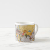 Weltkarte Espressotasse (Vorderseite Rechts)