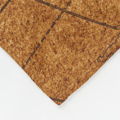 Weltkarte Fleecedecke (Ecke)