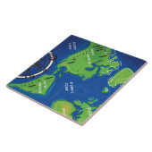 Weltkarte Fliese (Seite)