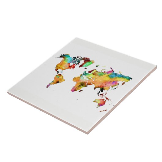 Weltkarte Fliese (Seite)