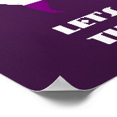 Weltkarte für Asexualität Poster (Ecke)