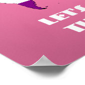 Weltkarte für Asexualität Poster (Ecke)