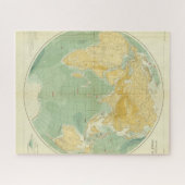 Weltkarte für den Indischen Ozean, Europa, Asien, Puzzle (Horizontal)