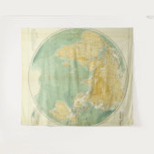 Weltkarte für den Indischen Ozean, Europa, Asien, Wandteppich (Vorderseite (Horizontal))