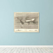 Weltkarte für die Niederschrift Leinwanddruck (Insitu (Holzboden))