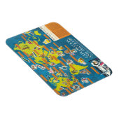 Weltkarte für Erkundung und Entdeckung Visueller G Magnet (Rechte Seite)