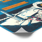 Weltkarte für Erkundung und Entdeckung Visueller G Poster (Ecke)