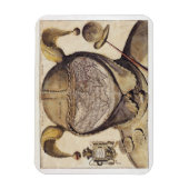 Weltkarte für Fool's Cap Magnet (Vertikal)