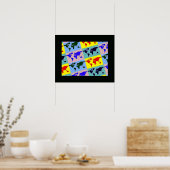 Weltkarte für grafische Pop Poster (Küche)
