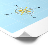 Weltkarte für Kinder - Niedlich und farbenfroh Poster (Ecke)