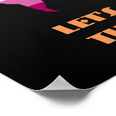 Weltkarte für Lesben Poster (Ecke)