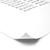 Weltkarte für Rostwasserfarbe Hochzeitssitze Fotodruck (Ecke)