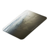 Weltkarte für Sand Magnet (Linke Seite)