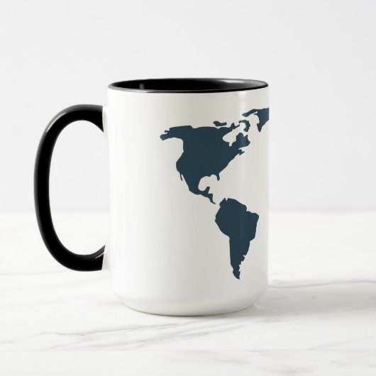 Weltkarte Geografie Globe Adventure Tasse (Links)