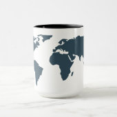 Weltkarte Geografie Globe Adventure Tasse (Zentrum)