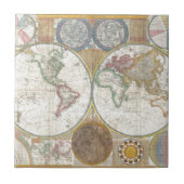 Weltkarte-Geschenke Fliese (Vorderseite)