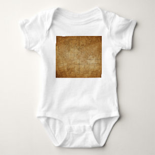 Weltkarte: Global Exploration Guide Baby Strampler